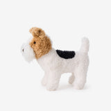 Elegant Baby Fox Terrier Plush Stuffed Toy