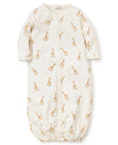 Kissy Kissy Sophie the Giraffe Print Convertible Gown - Ecru