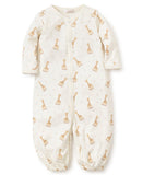 Kissy Kissy Sophie the Giraffe Print Convertible Gown - Ecru