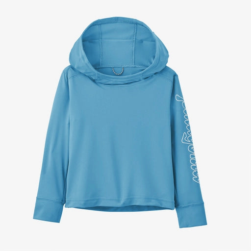 Patagonia Baby Capilene® Silkweight UPF Hoody - Fitz Script: Lago Blue