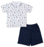 Kissy Kissy Sails N Whales Bermuda Set