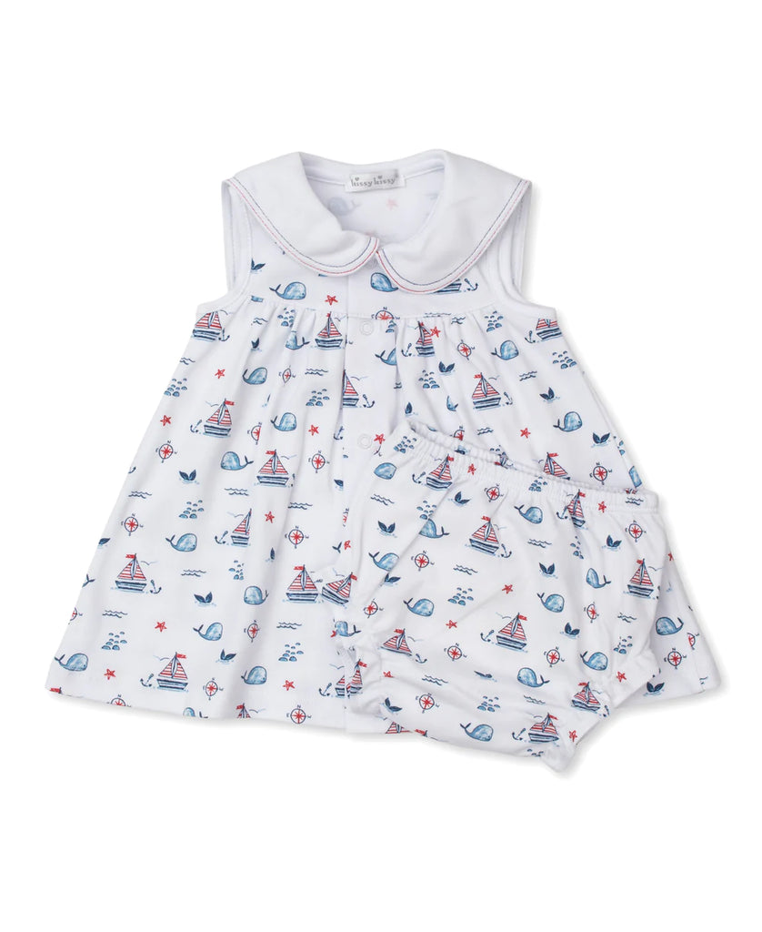 Kissy Kissy Baby Dress Set - Sails n Whales