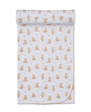 Kissy Kissy Teddy Bears Tan Blanket