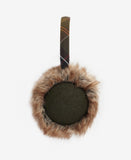 Barbour Barrhill Faux-Fur Ear Muffs - Classic Tartan