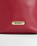 Barbour Cedar Mini Leather Bucket Bag - Red