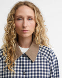 Barbour Ovingham Casual Jacket - Navy/Neutral Gingham