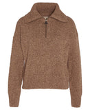 Barbour Women's Lavensdale Half-Zip Jumper - Honey