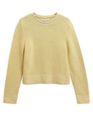 Barbour Fawley Cotton Crew Neck Knit - Soured Citrus