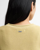 Barbour Fawley Cotton Crew Neck Knit - Soured Citrus