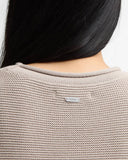 Barbour Hinton Striped Cotton Crew Neck Sweater - Light Sand Stripe