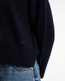 Barbour Women's Harling Crew Neck Jumper - Navy