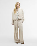 Barbour Women's Gabby Collarless Overshirt - Mist