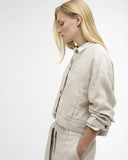 Barbour Women's Gabby Collarless Overshirt - Mist