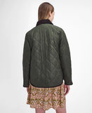 Barbour x William Morris Gallery Women's Isabella Quilted Jacket - Olive/Eyebright