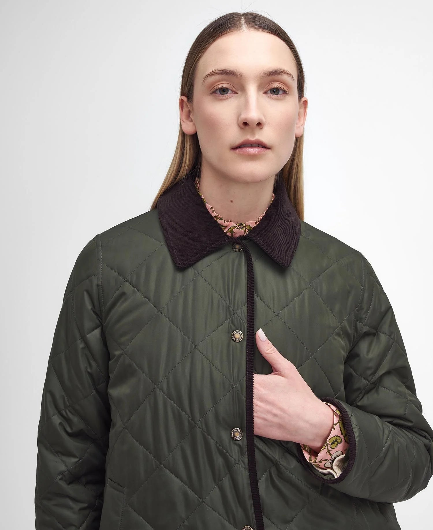 Barbour x William Morris Gallery Women's Isabella Quilted Jacket Barbour x William Morris Gallery Women's Isabella Quilted Jacket