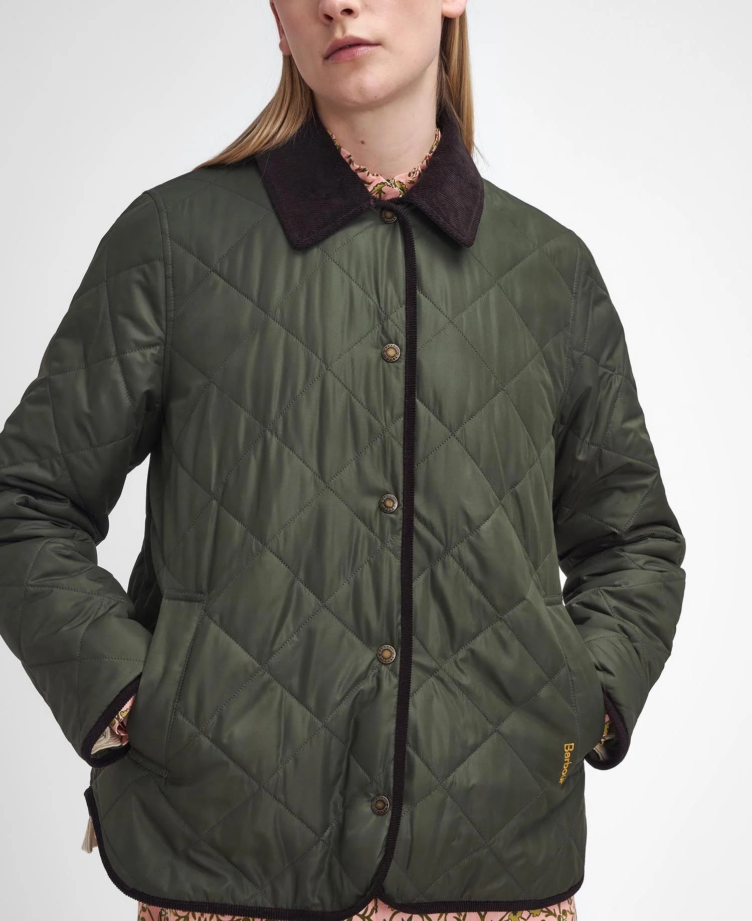 Barbour x William Morris Gallery Women's Isabella Quilted Jacket Barbour x William Morris Gallery Women's Isabella Quilted Jacket