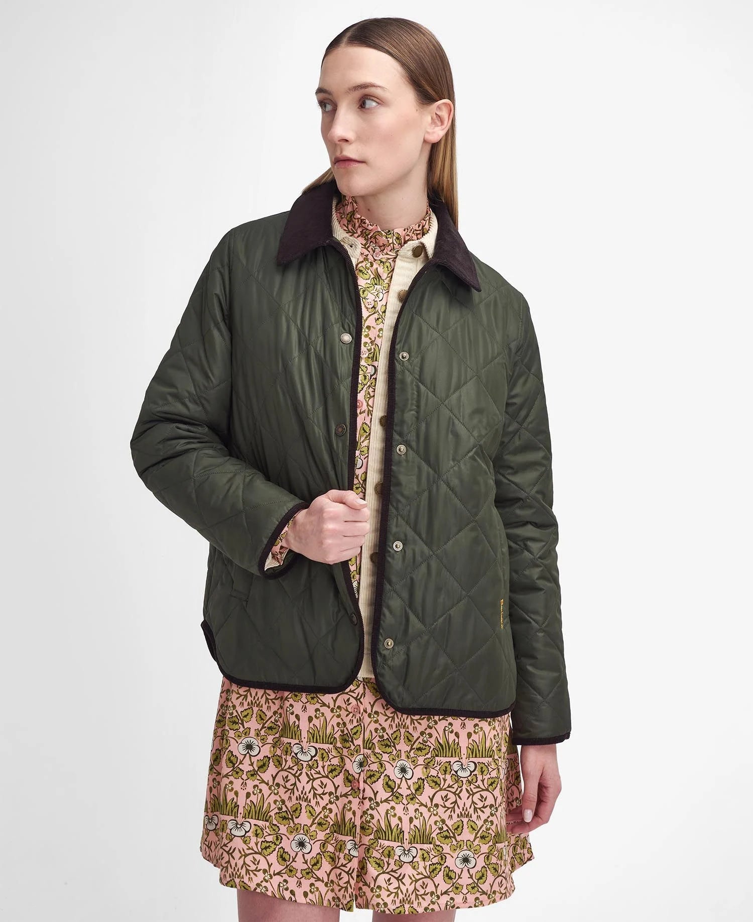 Barbour x William Morris Gallery Women's Isabella Quilted Jacket Barbour x William Morris Gallery Women's Isabella Quilted Jacket