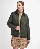 Barbour x William Morris Gallery Women's Isabella Quilted Jacket - Olive/Eyebright