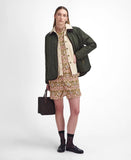 Barbour x William Morris Gallery Women's Isabella Quilted Jacket - Olive/Eyebright