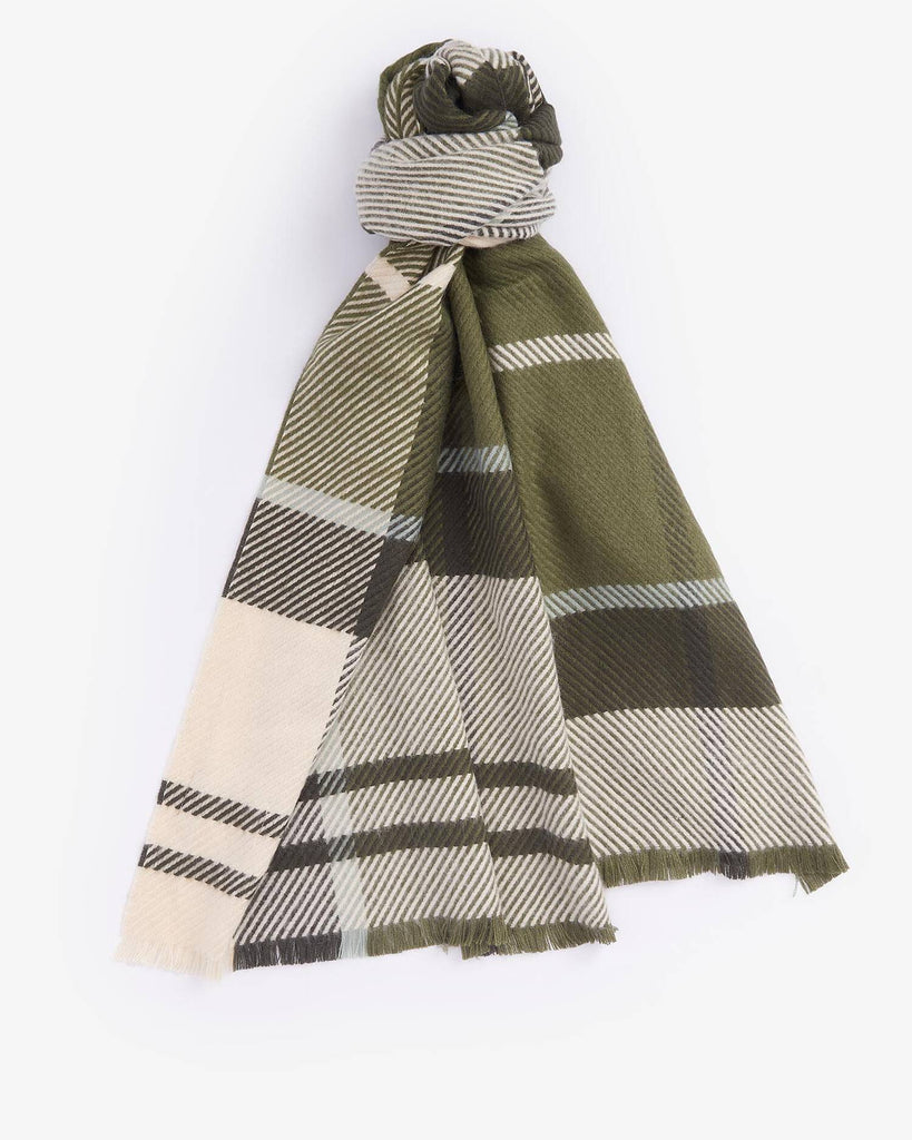 Barbour Blair Tartan Scarf - Ancient Loden