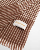 Barbour Melody Check Scarf - Brown/Taupe Check