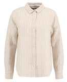 Barbour Women's Marine Relaxed Long-Sleeved Shirt - Hessian Stripe