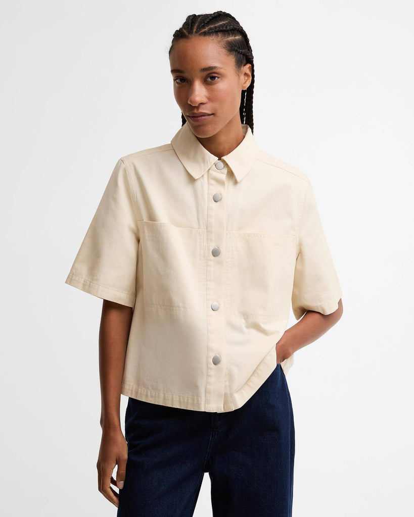 Barbour Aylesby Boxy Short-Sleeved Shirt - Original Ecru