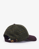 Barbour Clyde Sports Cap - Brown Olive Plaid