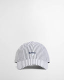 Barbour Cresswell Sports Cap - Navy Seersucker