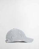 Barbour Cresswell Sports Cap - Navy Seersucker