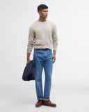 Barbour Men's Pima Cotton Crew Neck Jumper - Mist