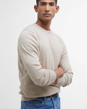 Barbour Men's Pima Cotton Crew Neck Jumper - Mist