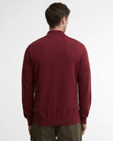 Barbour Men's Cotton Quarter-Zip Jumper - Russet