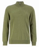 Barbour Men's Cotton Quarter-Zip - Laurel Green