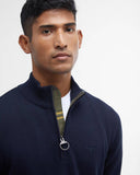 Barbour Men's Cotton Quarter-Zip Jumper - Navy
