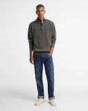 Barbour Men's Cotton Quarter-Zip Jumper - Olive Marl