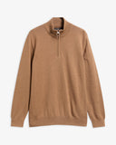 Barbour Men's Cotton Quarter-Zip Jumper - Sandstone