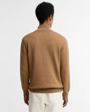 Barbour Men's Cotton Quarter-Zip Jumper - Sandstone
