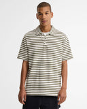 Barbour Men's Farlam Striped Polo - Whisper White