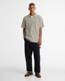 Barbour Men's Farlam Striped Polo - Whisper White