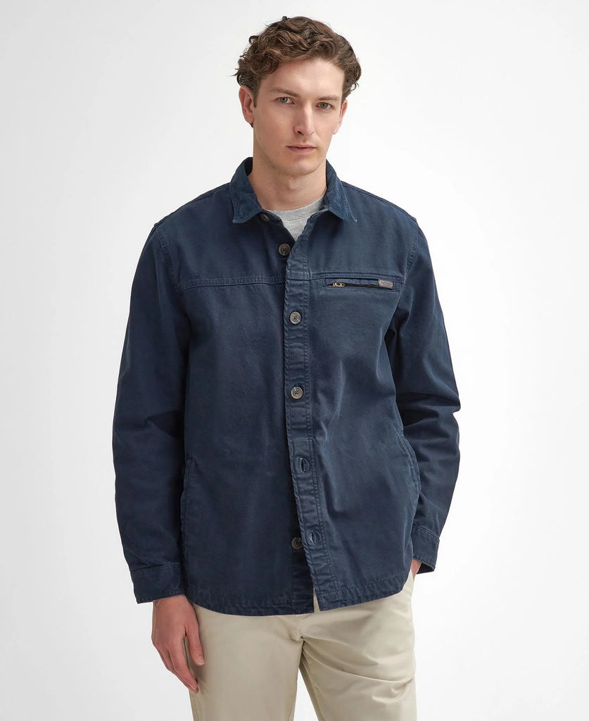 Barbour Men's Saintwell Overshirt - Classic Navy