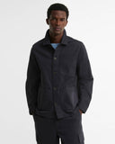 Barbour Men's Tartan Trimmed Washed Overshirt - Dark Navy