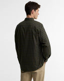 Barbour Men's Bank Regular Tattersall Long-Sleeved Shirt - Olive