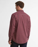 Barbour Men's Bank Regular Tattersall Long-Sleeved Shirt - Dark Bordeaux