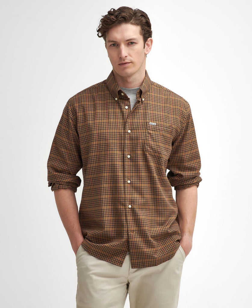 Barbour Men's Henderson Thermo Weave Shirt - Stone