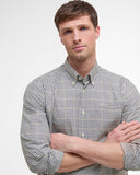 Barbour Men's Henderson Thermo Weave Long-Sleeved Shirt - Whisper White