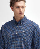 Barbour Men's Preston Regular Long-Sleeved Shirt - Dark Navy