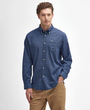 Barbour Men's Preston Regular Long-Sleeved Shirt - Dark Navy