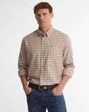 Barbour Men's Cliff Regular-Fit Long-Sleeved Shirt - Dark Bordeaux