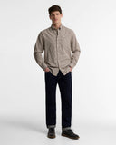 Barbour Men's Farmtown Regular-Fit Long-Sleeved Shirt - Dark Bordeaux